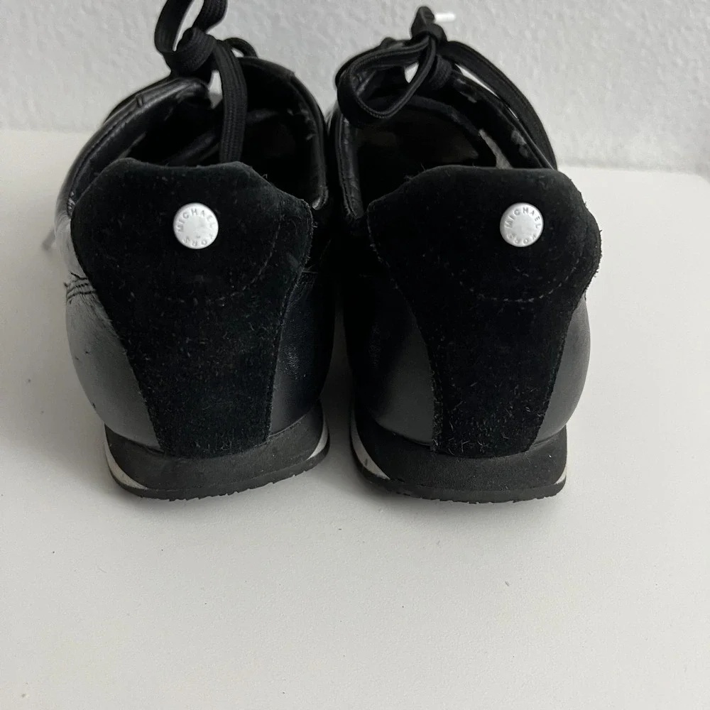 Michael Kors Leather‎ Mesh Sneaker Black Size 9